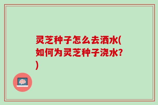 灵芝种子怎么去洒水(如何为灵芝种子浇水？)
