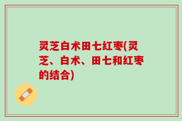 灵芝白术田七红枣(灵芝、白术、田七和红枣的结合)