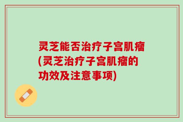 灵芝能否子宫(灵芝子宫的功效及注意事项) 灵芝能否子宫(灵芝子宫的功效及注意事项)