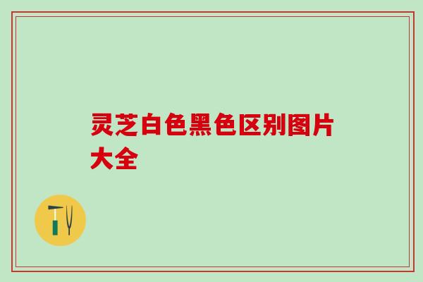 灵芝白色黑色区别图片大全 灵芝白色黑色区别图片大全