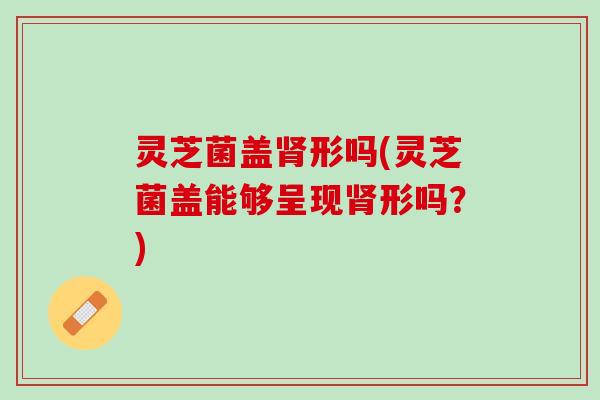 灵芝菌盖形吗(灵芝菌盖能够呈现形吗？)