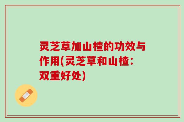 灵芝草加山楂的功效与作用(灵芝草和山楂：双重好处)