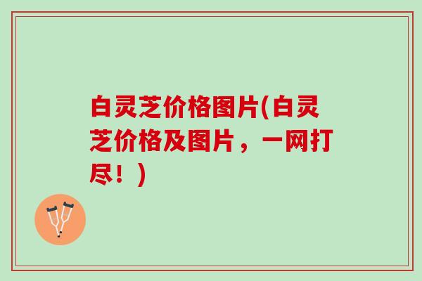 白灵芝价格图片(白灵芝价格及图片，一网打尽！)