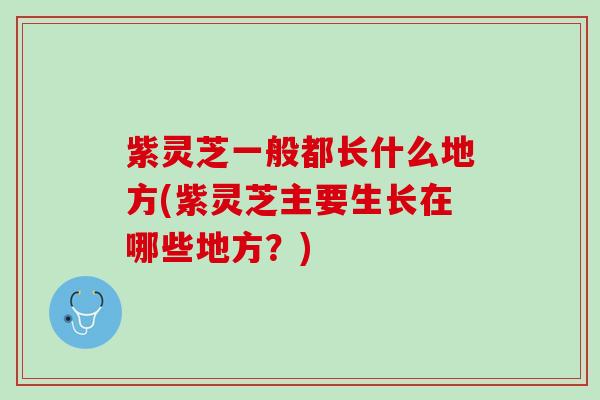 紫灵芝一般都长什么地方(紫灵芝主要生长在哪些地方？)