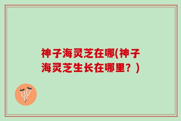 神子海灵芝在哪(神子海灵芝生长在哪里？)