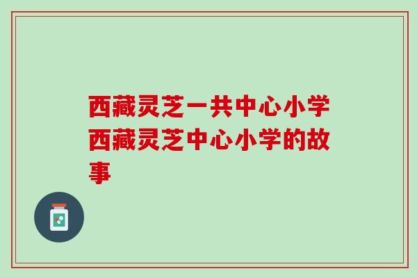 西藏灵芝一共中心小学西藏灵芝中心小学的故事