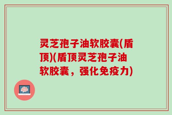 灵芝孢子油软胶囊(盾顶)(盾顶灵芝孢子油软胶囊，强化免疫力)