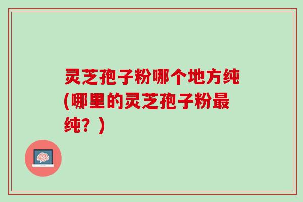 灵芝孢子粉哪个地方纯(哪里的灵芝孢子粉最纯？)