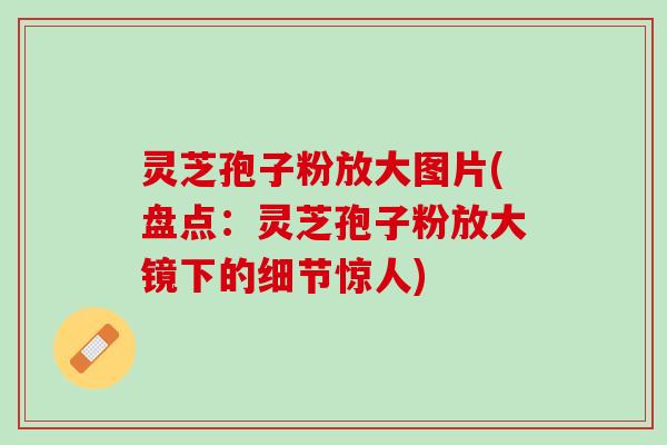 灵芝孢子粉放大图片(盘点：灵芝孢子粉放大镜下的细节惊人)