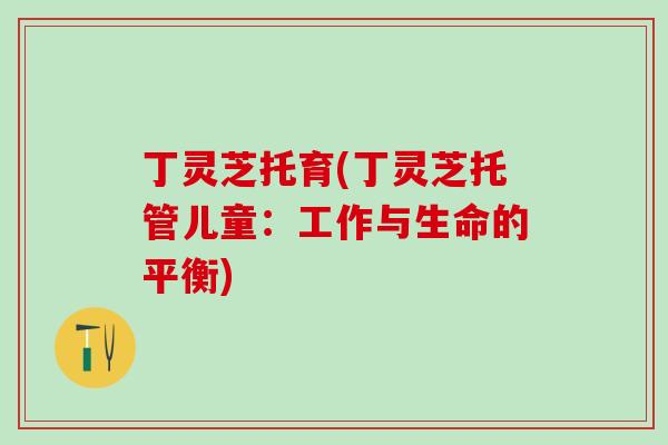 丁灵芝托育(丁灵芝托管儿童:工作与生命的平衡) 丁灵芝托育(丁灵芝托管儿童:工作与生命的平衡)