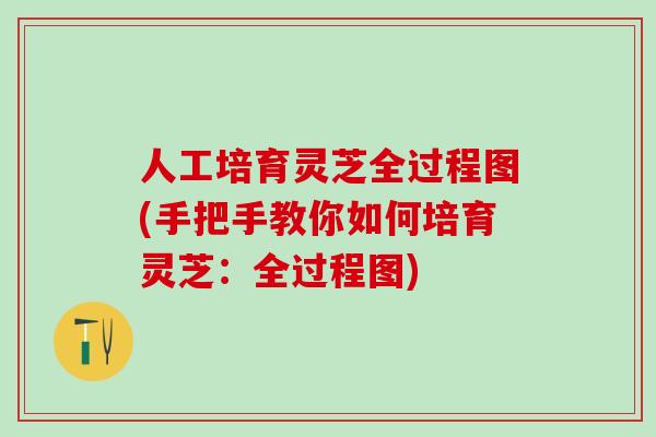人工培育灵芝全过程图(手把手教你如何培育灵芝：全过程图)