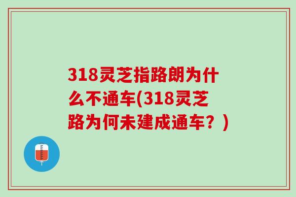 318灵芝指路朗为什么不通车(318灵芝路为何未建成通车？)