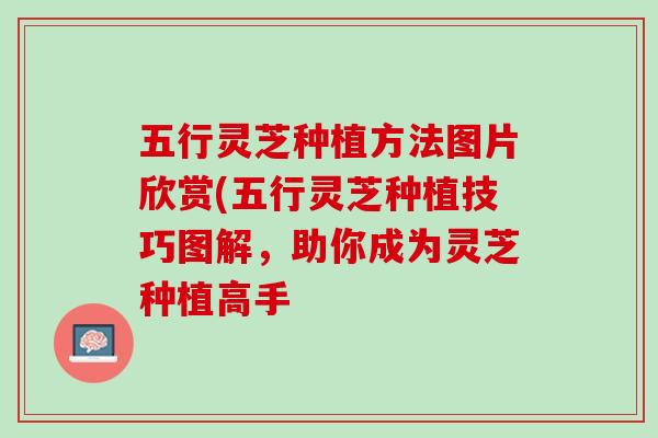 五行灵芝种植方法图片欣赏(五行灵芝种植技巧图解，助你成为灵芝种植高手