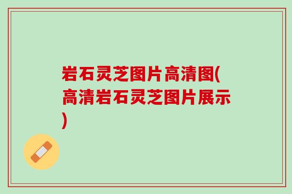 岩石灵芝图片高清图(高清岩石灵芝图片展示) 岩石灵芝图片高清图(高清岩石灵芝图片展示)