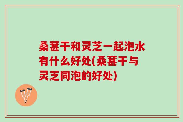 桑葚干和灵芝一起泡水有什么好处(桑葚干与灵芝同泡的好处)