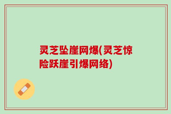 灵芝坠崖网爆(灵芝惊险跃崖引爆网络)