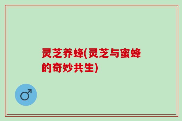灵芝养蜂(灵芝与蜜蜂的奇妙共生) 灵芝养蜂(灵芝与蜜蜂的奇妙共生)