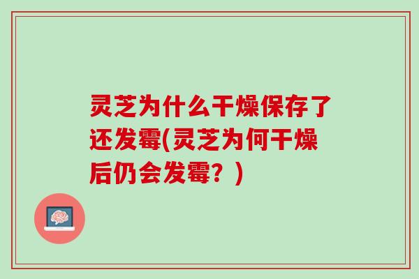 灵芝为什么干燥保存了还发霉(灵芝为何干燥后仍会发霉？)