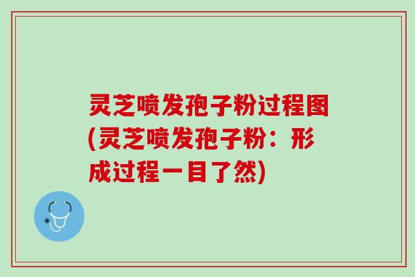 灵芝喷发孢子粉过程图(灵芝喷发孢子粉：形成过程一目了然)