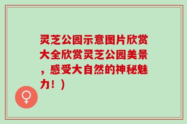 灵芝公园示意图片欣赏大全欣赏灵芝公园美景，感受大自然的神秘魅力！)