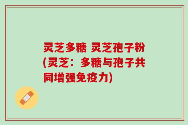 灵芝多糖 灵芝孢子粉(灵芝:多糖与孢子共同增强免疫力) 灵芝多糖 灵芝孢子粉(灵芝:多糖与孢子共同增强免疫力)