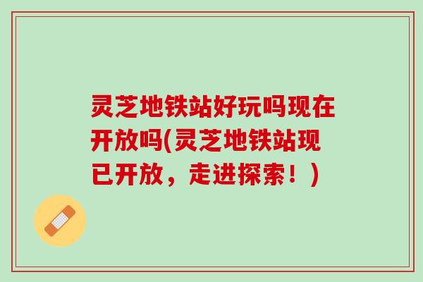 灵芝地铁站好玩吗现在开放吗(灵芝地铁站现已开放，走进探索！)