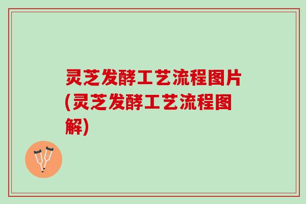 灵芝发酵工艺流程图片(灵芝发酵工艺流程图解)