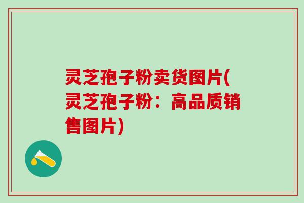灵芝孢子粉卖货图片(灵芝孢子粉:高品质销售图片) 灵芝孢子粉卖货图片(灵芝孢子粉:高品质销售图片)