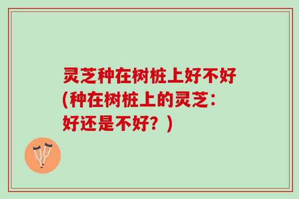 灵芝种在树桩上好不好(种在树桩上的灵芝：好还是不好？)