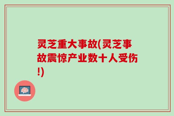 灵芝重大事故(灵芝事故震惊产业数十人受伤!) 灵芝重大事故(灵芝事故震惊产业数十人受伤!)