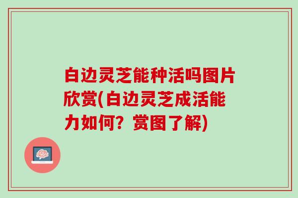 白边灵芝能种活吗图片欣赏(白边灵芝成活能力如何？赏图了解)