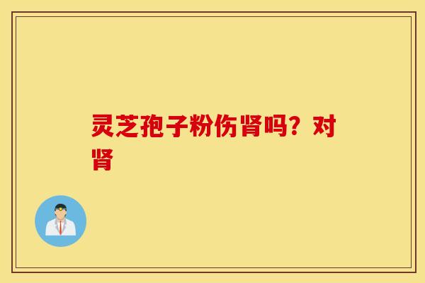 灵芝孢子粉伤肾吗？对肾有什么影响吗？