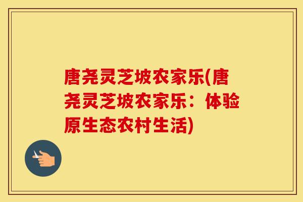 唐尧灵芝坡农家乐(唐尧灵芝坡农家乐：体验原生态农村生活)