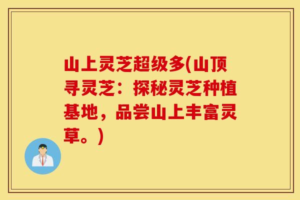 山上灵芝超级多(山顶寻灵芝：探秘灵芝种植基地，品尝山上丰富灵草。)