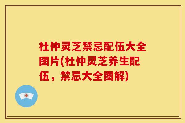 杜仲灵芝禁忌配伍大全图片(杜仲灵芝养生配伍，禁忌大全图解)