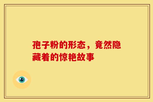 孢子粉的形态，竟然隐藏着的惊艳故事